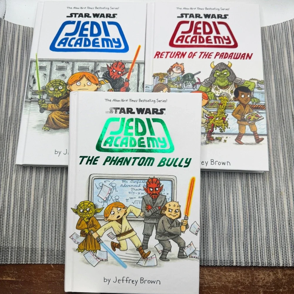 Star Wars Jedi Academy Trilogy Box Set Jeffrey Brown Hardcover‎ Books Scholastic